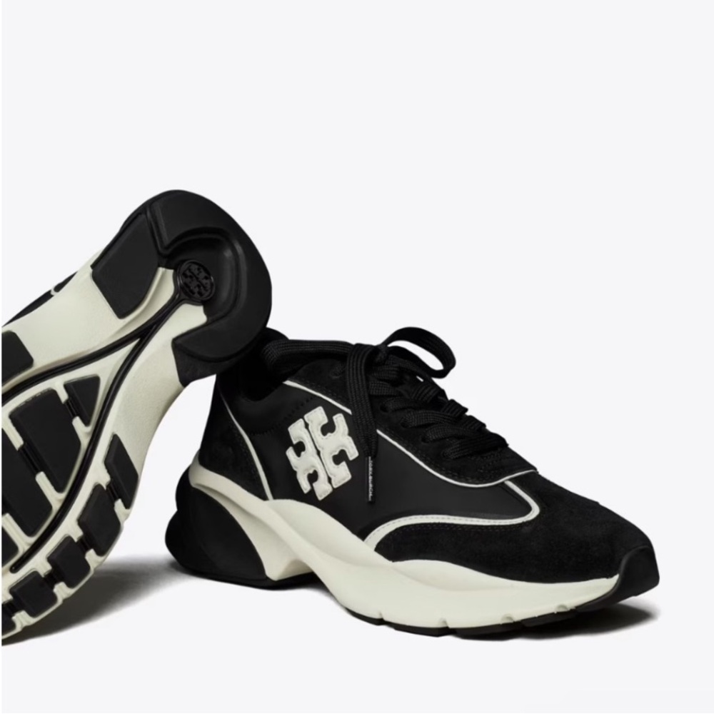 Tory Burch Black and White Men's Sneakers